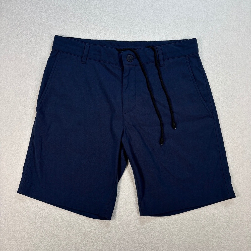 Outlier New Way Shorts Men's 30x8 Navy Futurecloth Stretch‎ Nylon Drawstring